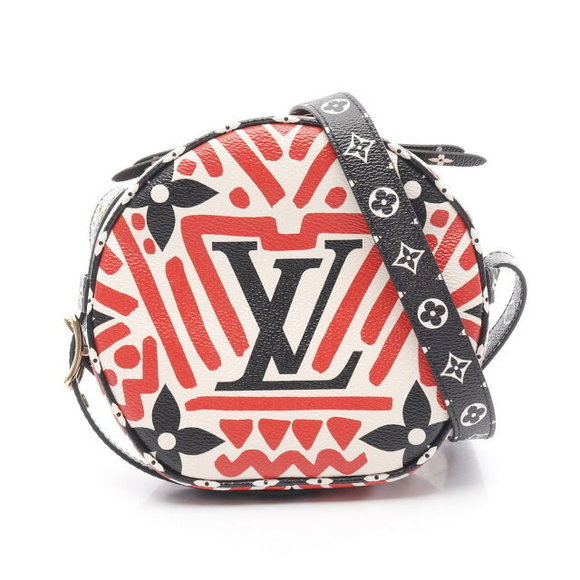 Louis Vuitton LV Crafty Boite Chapeau Souple Shoulder Bag Giant Red Black - Picture 1 of 5
